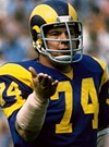 Merlin Olsen, Defensive Tackle, 1962-1976