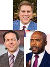 Steve Levy, Brian Griese und Louis Riddick (ESPN)